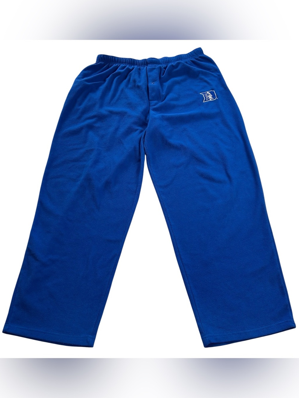 Duke Blue Devils Men’s Sideline Apparel Fleece Pajama Pants Blue Lounge size XL